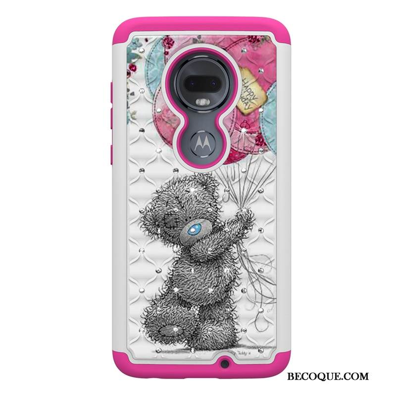 Kuori Moto G7 Plus Maalaus Uusi Trendi, Kotelo Moto G7 Plus Laukut Persoonallisuus Vihreä