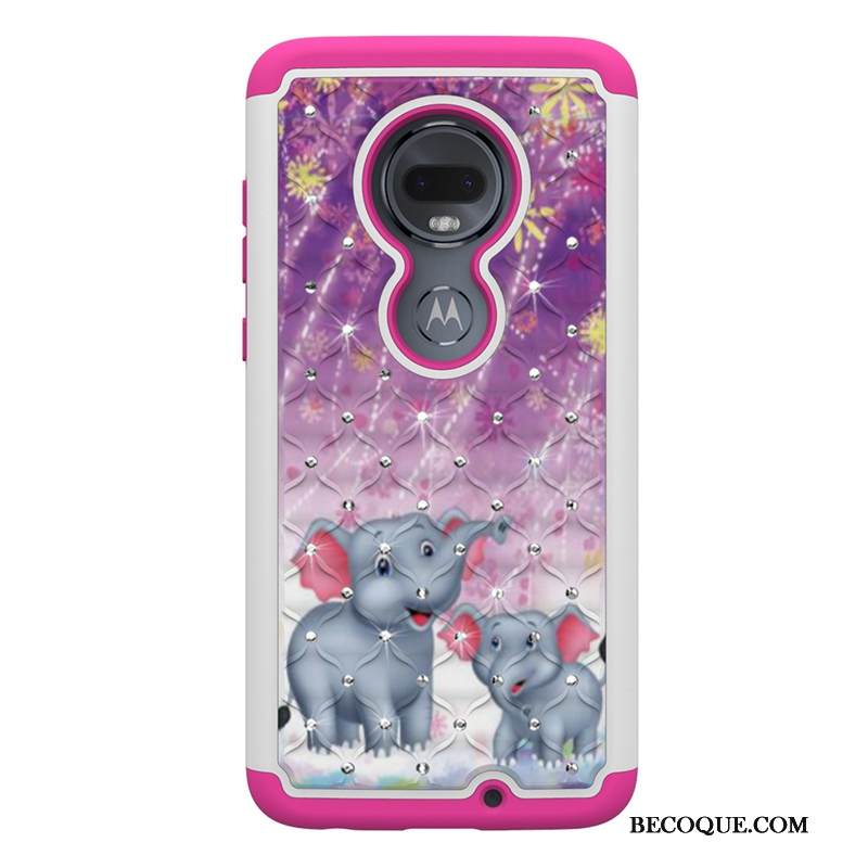 Kuori Moto G7 Plus Maalaus Uusi Trendi, Kotelo Moto G7 Plus Laukut Persoonallisuus Vihreä