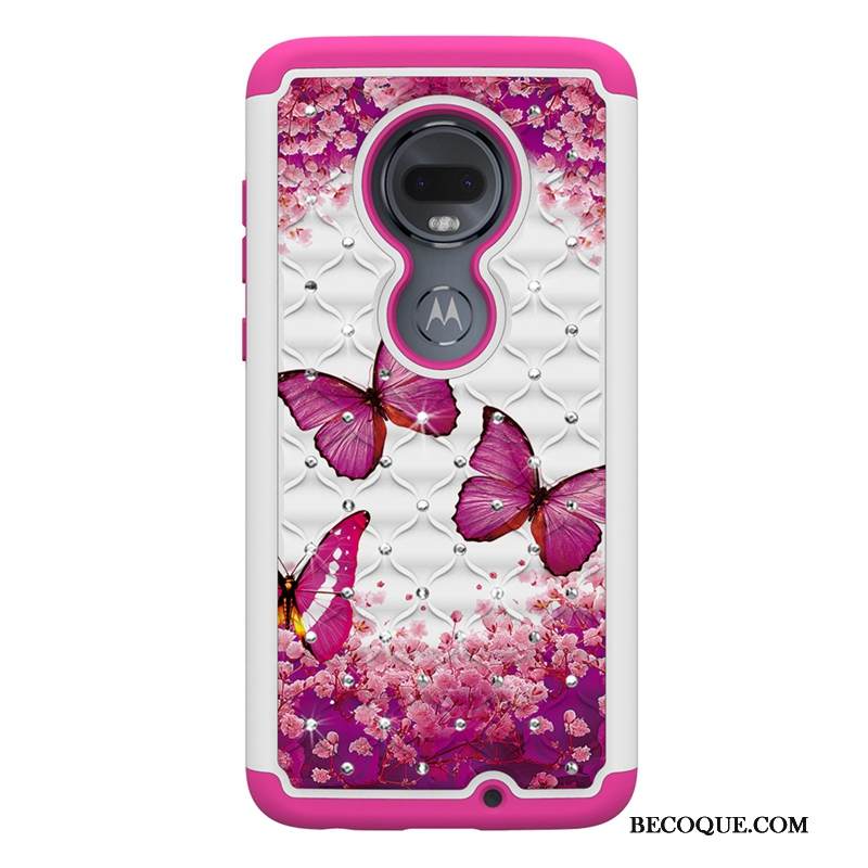 Kuori Moto G7 Plus Maalaus Uusi Trendi, Kotelo Moto G7 Plus Laukut Persoonallisuus Vihreä