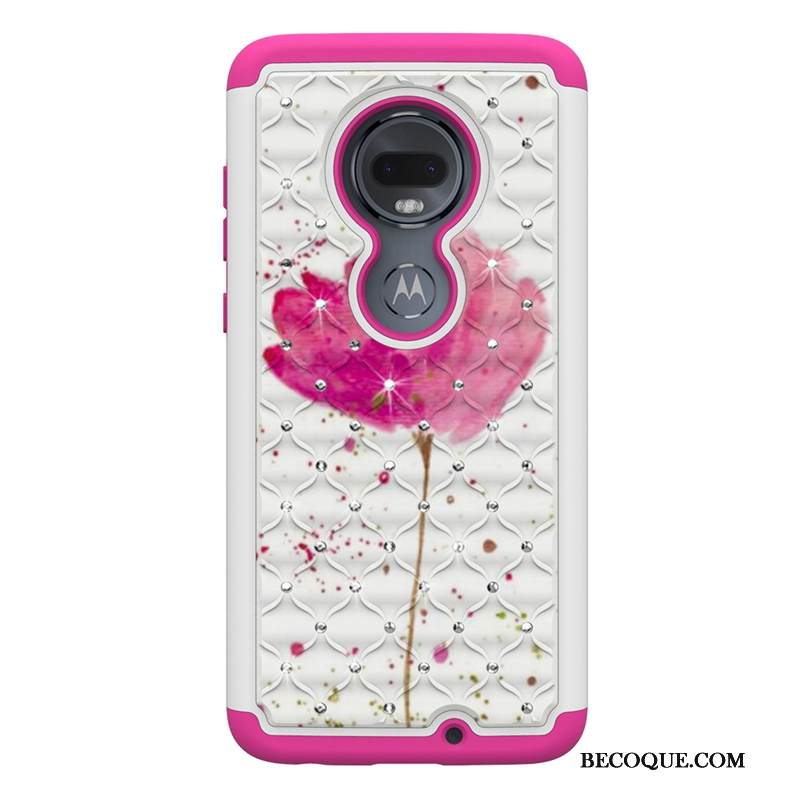 Kuori Moto G7 Plus Maalaus Uusi Trendi, Kotelo Moto G7 Plus Laukut Persoonallisuus Vihreä