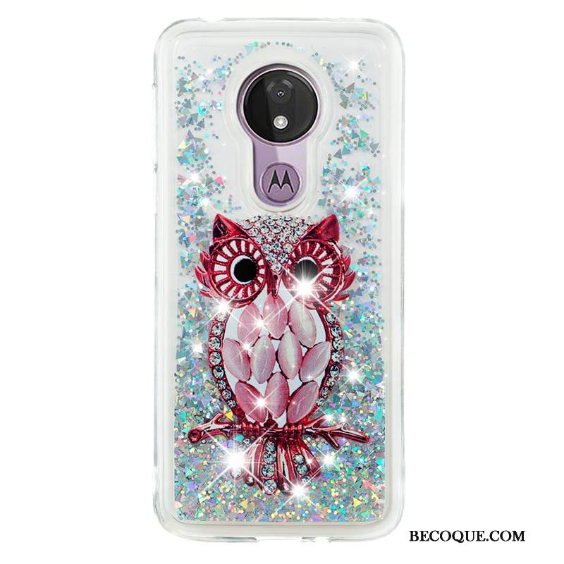 Kuori Moto G7 Power Laukut Murtumaton Kevyt, Kotelo Moto G7 Power Pehmeä Neste Vihreä Puhelimen Kuoret