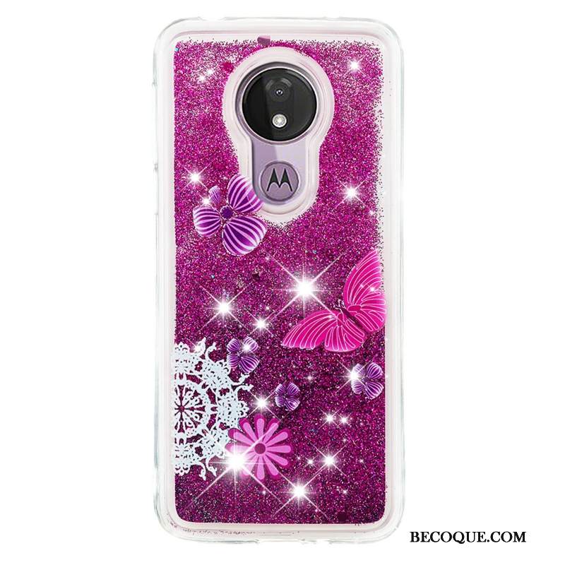 Kuori Moto G7 Power Laukut Murtumaton Kevyt, Kotelo Moto G7 Power Pehmeä Neste Vihreä Puhelimen Kuoret