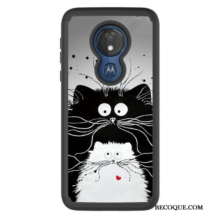 Kuori Moto G7 Power Maalaus Kukkakuvio Punainen, Kotelo Moto G7 Power Sarjakuva Murtumaton Puhelimen Kuoret