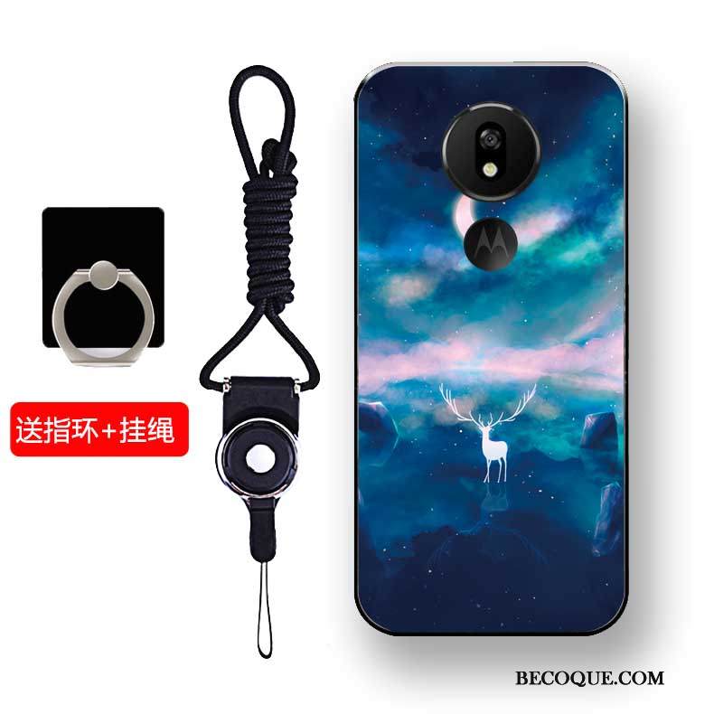 Kuori Moto G7 Power Pehmeä Neste Musta Puhelimen Kuoret, Kotelo Moto G7 Power Silikoni Murtumaton