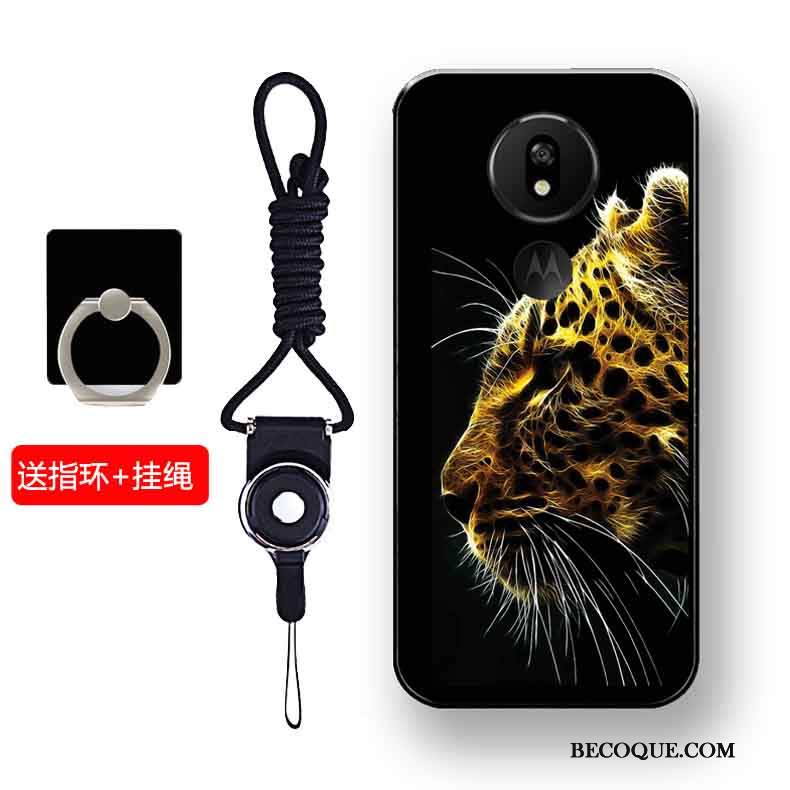 Kuori Moto G7 Power Pehmeä Neste Musta Puhelimen Kuoret, Kotelo Moto G7 Power Silikoni Murtumaton