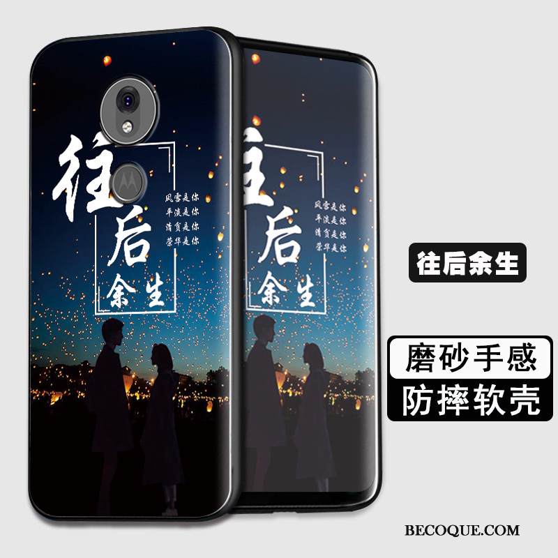 Kuori Moto G7 Power Silikoni Eurooppa Puhelimen Kuoret, Kotelo Moto G7 Power Pehmeä Neste Vihreä Murtumaton