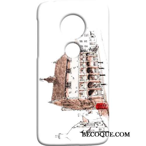 Kuori Moto G7 Suojaus Kova Punainen, Kotelo Moto G7 Tuuli Pesty Suede