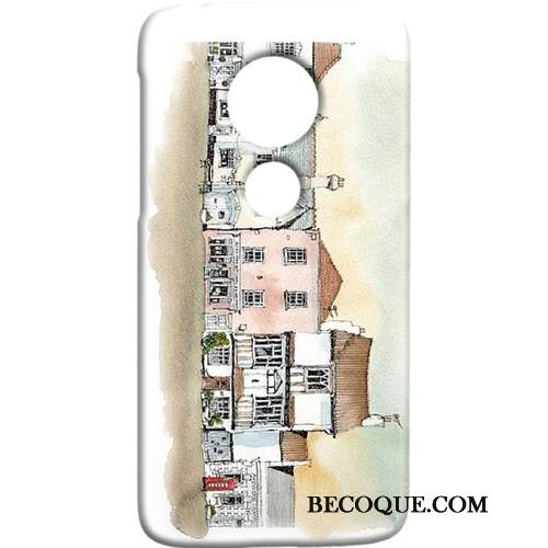 Kuori Moto G7 Suojaus Kova Punainen, Kotelo Moto G7 Tuuli Pesty Suede