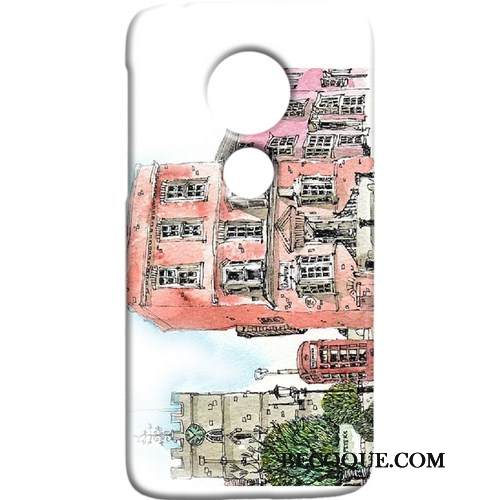 Kuori Moto G7 Suojaus Kova Punainen, Kotelo Moto G7 Tuuli Pesty Suede