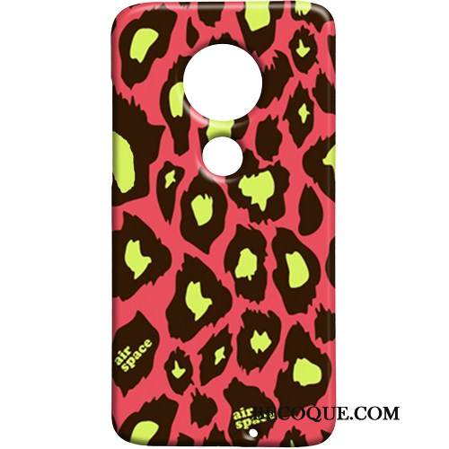Kuori Moto G7 Suojaus Leopardi Persoonallisuus, Kotelo Moto G7 Punainen Tuuli