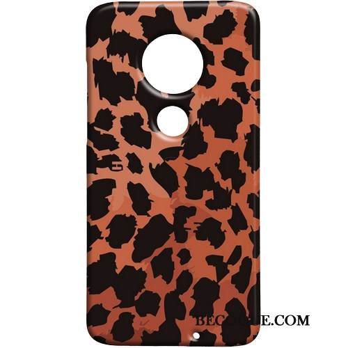 Kuori Moto G7 Suojaus Leopardi Persoonallisuus, Kotelo Moto G7 Punainen Tuuli