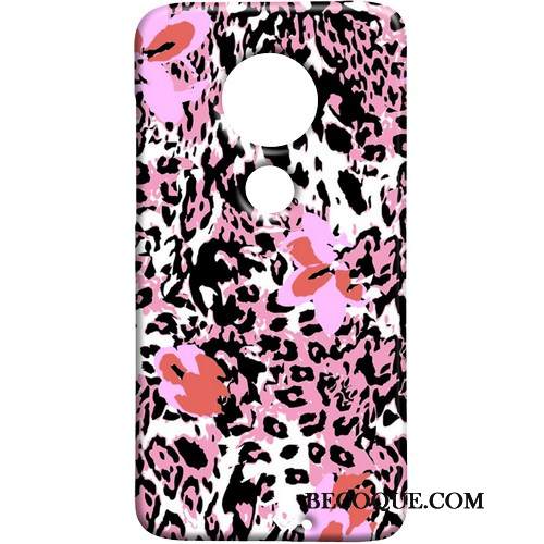 Kuori Moto G7 Suojaus Leopardi Persoonallisuus, Kotelo Moto G7 Punainen Tuuli