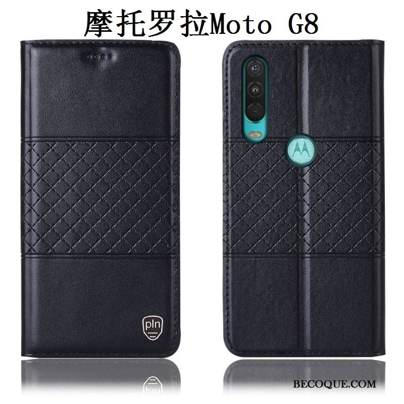 Kuori Moto G8 Laukut Murtumaton Punainen, Kotelo Moto G8 Suojaus Puhelimen Kuoret