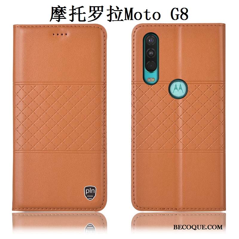 Kuori Moto G8 Laukut Murtumaton Punainen, Kotelo Moto G8 Suojaus Puhelimen Kuoret