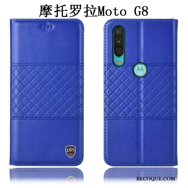 Kuori Moto G8 Laukut Murtumaton Punainen, Kotelo Moto G8 Suojaus Puhelimen Kuoret