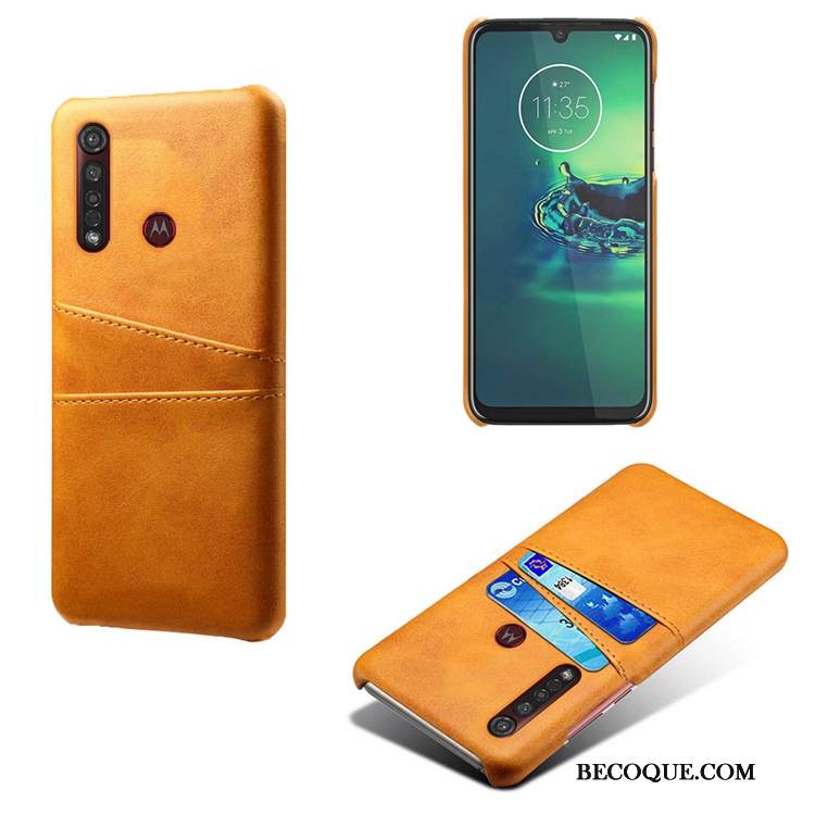 Kuori Moto G8 Plus Laukut Kukkakuvio Keltainen, Kotelo Moto G8 Plus Kortti Murtumaton