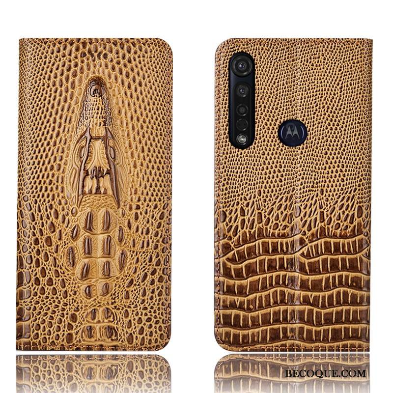 Kuori Moto G8 Plus Laukut Murtumaton Sininen, Kotelo Moto G8 Plus Suojaus Puhelimen Kuoret Krokotiili