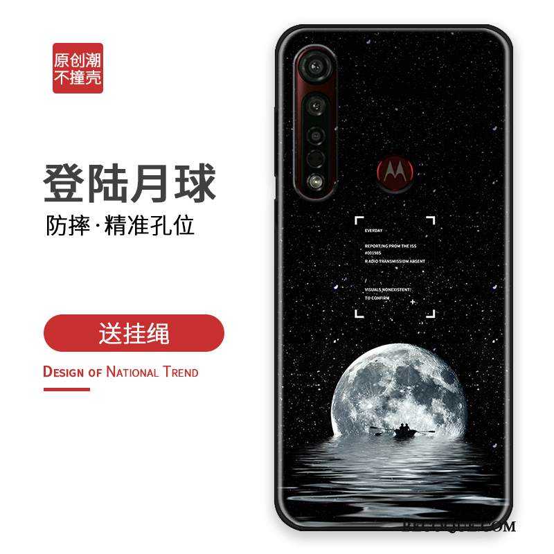 Kuori Moto G8 Plus Laukut Persoonallisuus Vihreä, Kotelo Moto G8 Plus Silikoni Trendi Puhelimen Kuoret