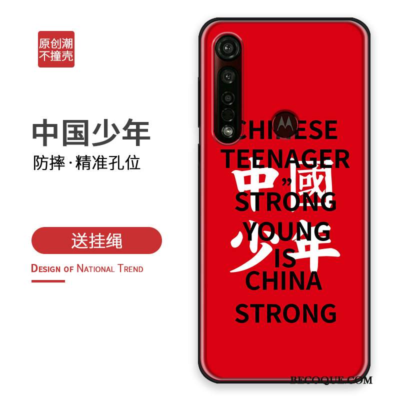 Kuori Moto G8 Plus Laukut Persoonallisuus Vihreä, Kotelo Moto G8 Plus Silikoni Trendi Puhelimen Kuoret