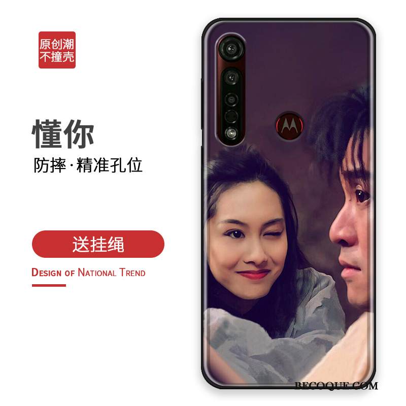 Kuori Moto G8 Plus Laukut Tide-brändi Persoonallisuus, Kotelo Moto G8 Plus Suojaus Puhelimen Kuoret Muokata