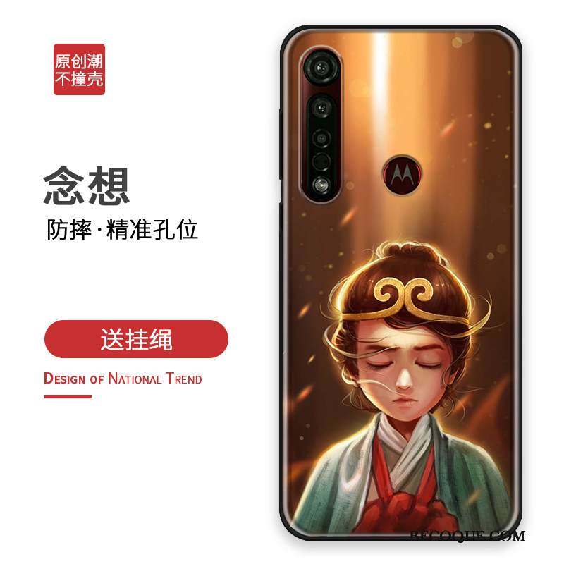 Kuori Moto G8 Plus Laukut Tide-brändi Persoonallisuus, Kotelo Moto G8 Plus Suojaus Puhelimen Kuoret Muokata