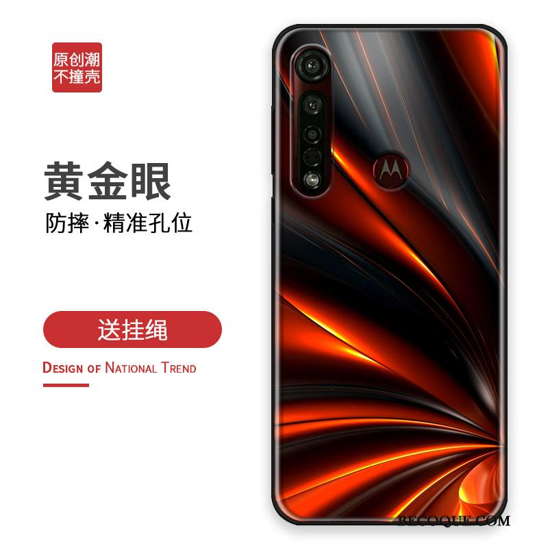 Kuori Moto G8 Plus Laukut Tide-brändi Sininen, Kotelo Moto G8 Plus Suojaus Puhelimen Kuoret Persoonallisuus