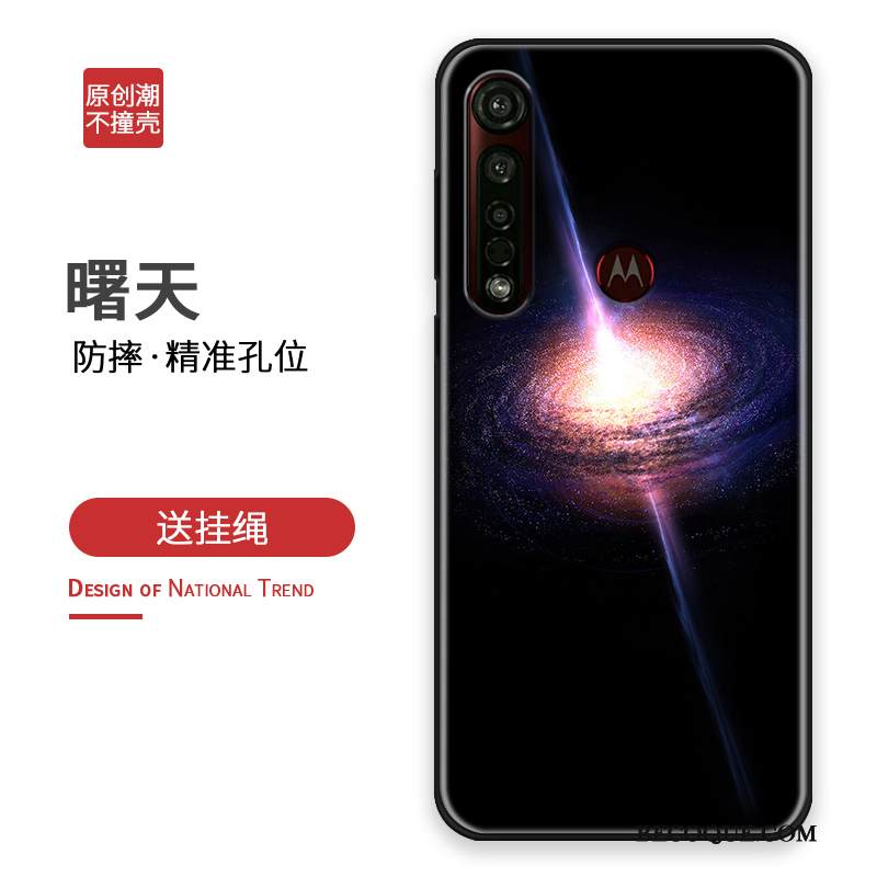 Kuori Moto G8 Plus Laukut Tide-brändi Sininen, Kotelo Moto G8 Plus Suojaus Puhelimen Kuoret Persoonallisuus