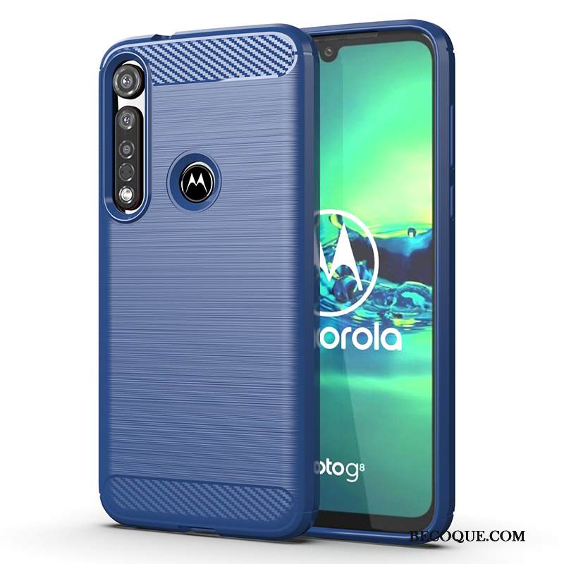 Kuori Moto G8 Plus Pehmeä Neste Puhelimen Kuoret Yksinkertainen, Kotelo Moto G8 Plus Suojaus Harmaa Johdin