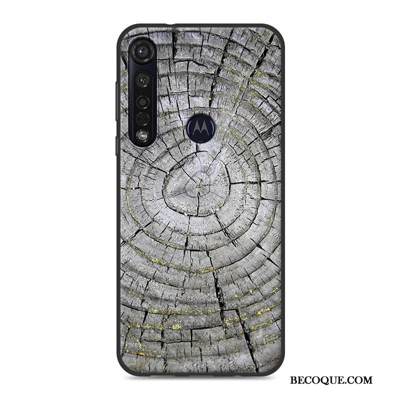 Kuori Moto G8 Plus Puulajit Puhelimen Kuoret Trendi, Kotelo Moto G8 Plus Silikoni Yksinkertainen Pesty Suede