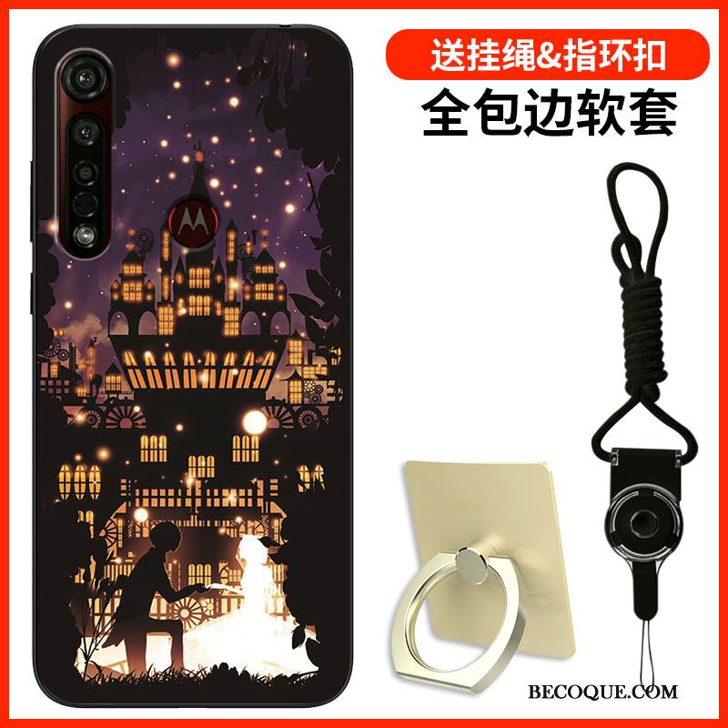 Kuori Moto G8 Plus Silikoni Persoonallisuus Puhelimen Kuoret, Kotelo Moto G8 Plus Pehmeä Neste Yksinkertainen Murtumaton