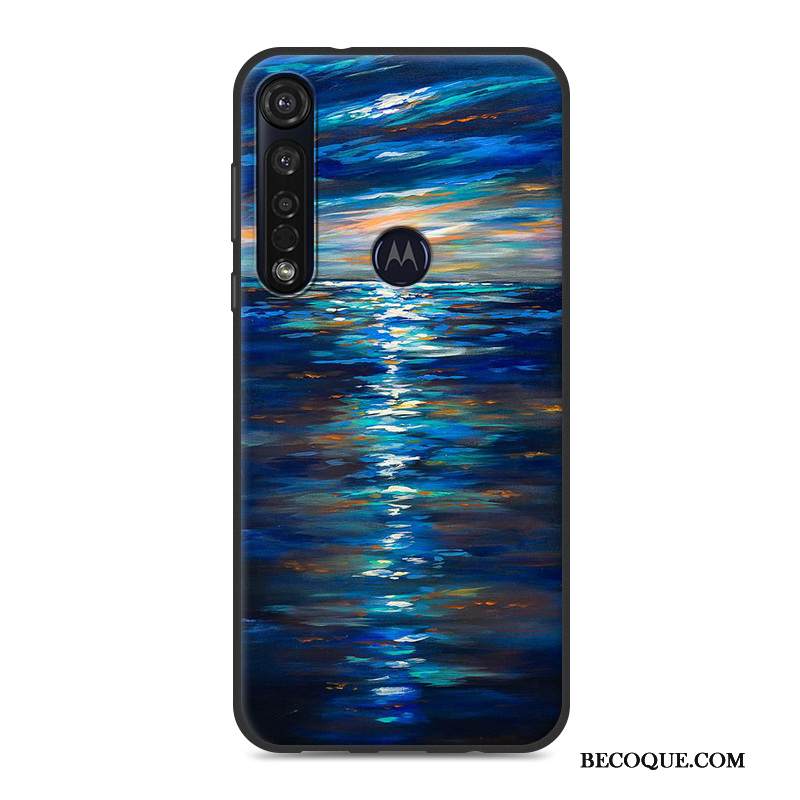 Kuori Moto G8 Plus Silikoni Pesty Suede Trendi, Kotelo Moto G8 Plus Laukut Harmaa Puhelimen Kuoret