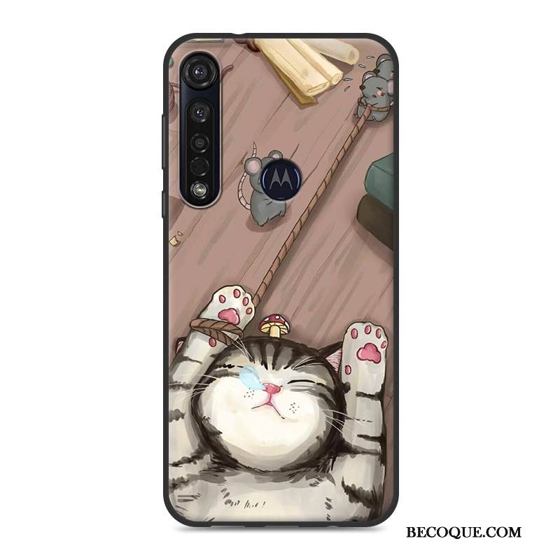 Kuori Moto G8 Plus Silikoni Pesty Suede Trendi, Kotelo Moto G8 Plus Laukut Harmaa Puhelimen Kuoret