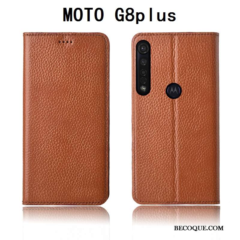 Kuori Moto G8 Plus Suojaus Litsi Murtumaton, Kotelo Moto G8 Plus Laukut Uusi Puhelimen Kuoret