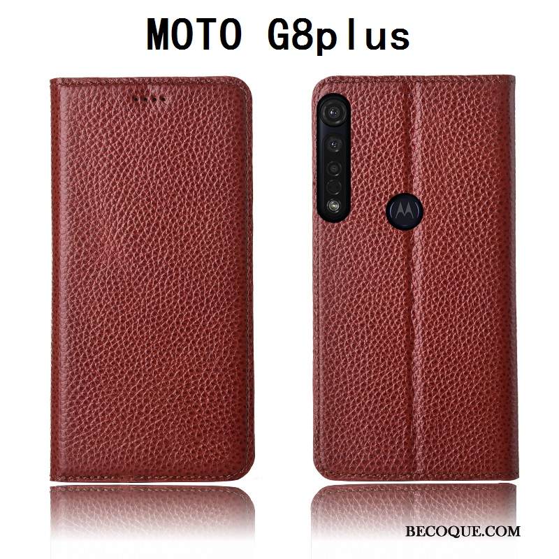 Kuori Moto G8 Plus Suojaus Litsi Murtumaton, Kotelo Moto G8 Plus Laukut Uusi Puhelimen Kuoret