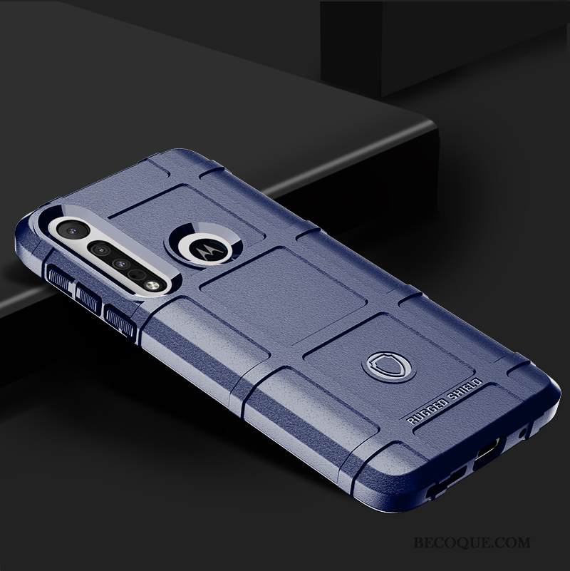 Kuori Moto G8 Plus Suojaus Puhelimen Kuoret Musta, Kotelo Moto G8 Plus Laukut Paksut Murtumaton