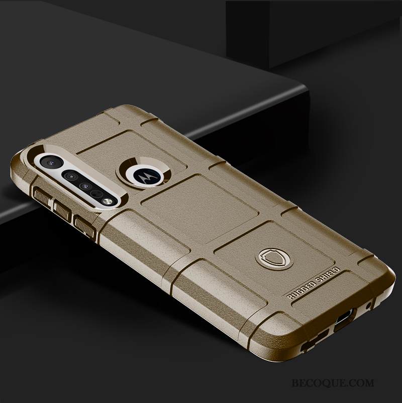 Kuori Moto G8 Plus Suojaus Puhelimen Kuoret Musta, Kotelo Moto G8 Plus Laukut Paksut Murtumaton