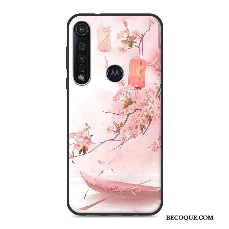 Kuori Moto G8 Plus Suojaus Puhelimen Kuoret Ripustettavat Koristeet, Kotelo Moto G8 Plus Sininen Tuuli