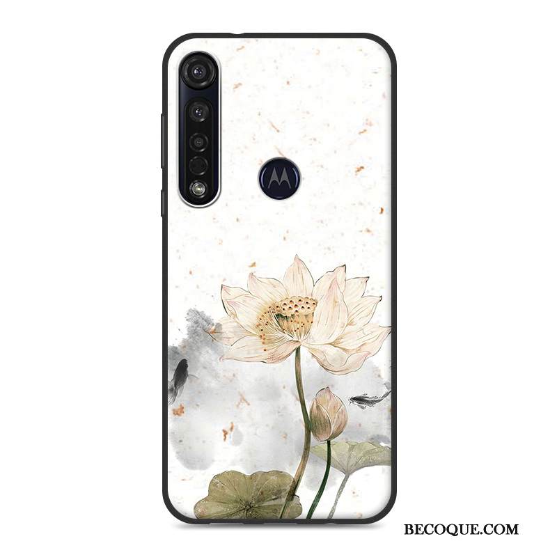 Kuori Moto G8 Plus Suojaus Puhelimen Kuoret Ripustettavat Koristeet, Kotelo Moto G8 Plus Sininen Tuuli