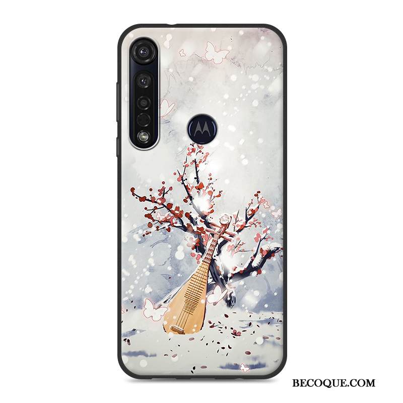 Kuori Moto G8 Plus Suojaus Puhelimen Kuoret Ripustettavat Koristeet, Kotelo Moto G8 Plus Sininen Tuuli