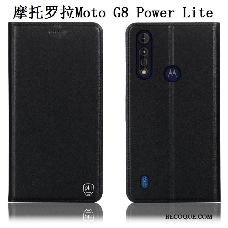 Kuori Moto G8 Power Lite Kuoret Kukkakuvio Puhelimen Kuoret, Kotelo Moto G8 Power Lite Nahka Keltainen Murtumaton