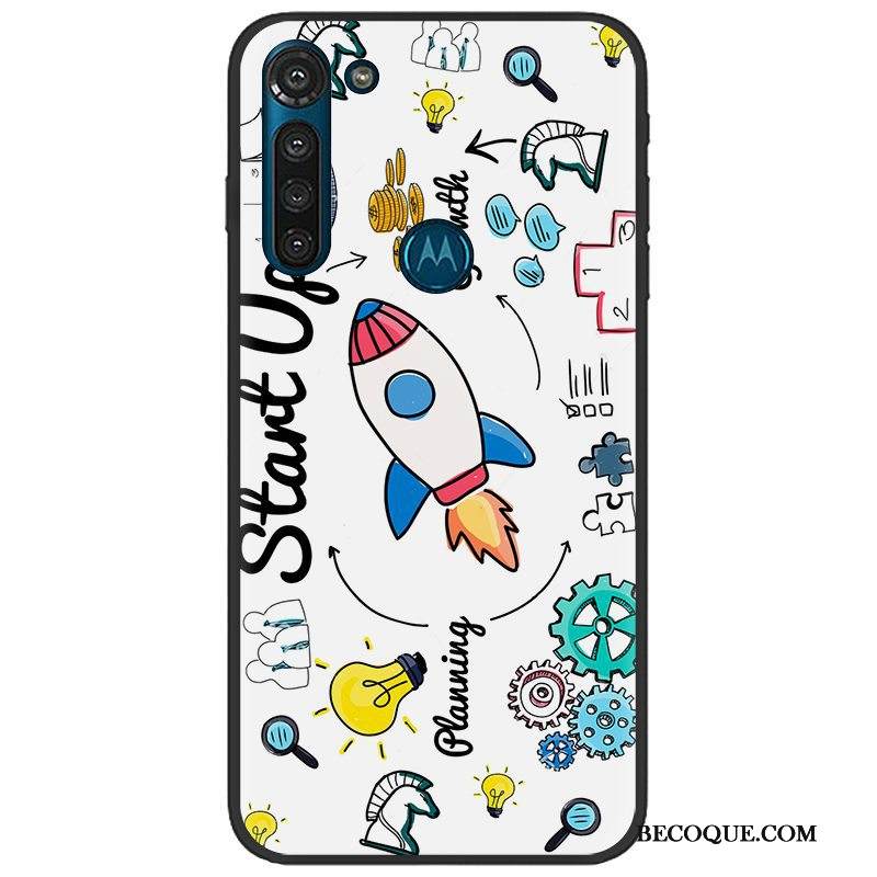 Kuori Moto G8 Power Pehmeä Neste Pu Musta, Kotelo Moto G8 Power Maalaus Trendi Pesty Suede