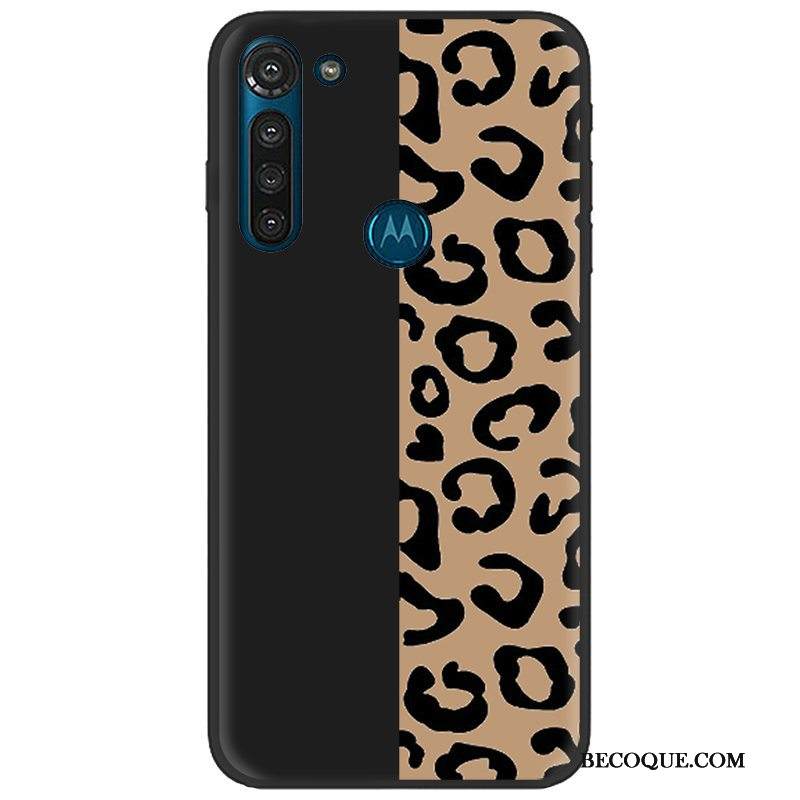 Kuori Moto G8 Power Pehmeä Neste Pu Musta, Kotelo Moto G8 Power Maalaus Trendi Pesty Suede