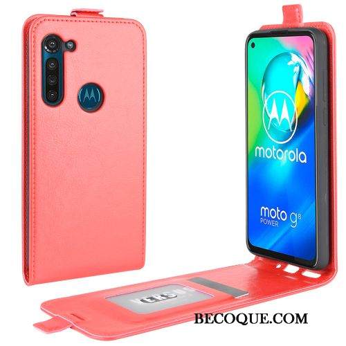 Kuori Moto G8 Power Salkku Liiketoiminta Puhelimen Kuoret, Kotelo Moto G8 Power Suojaus Trendi Kortti