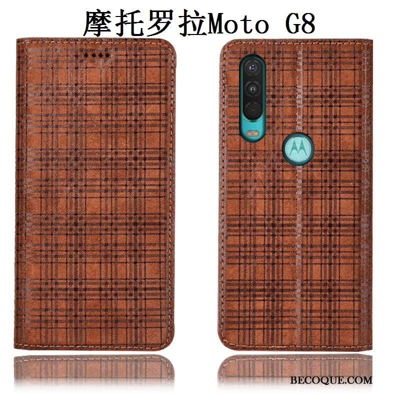 Kuori Moto G8 Suojaus Harmaa Puhelimen Kuoret, Kotelo Moto G8 Laukut