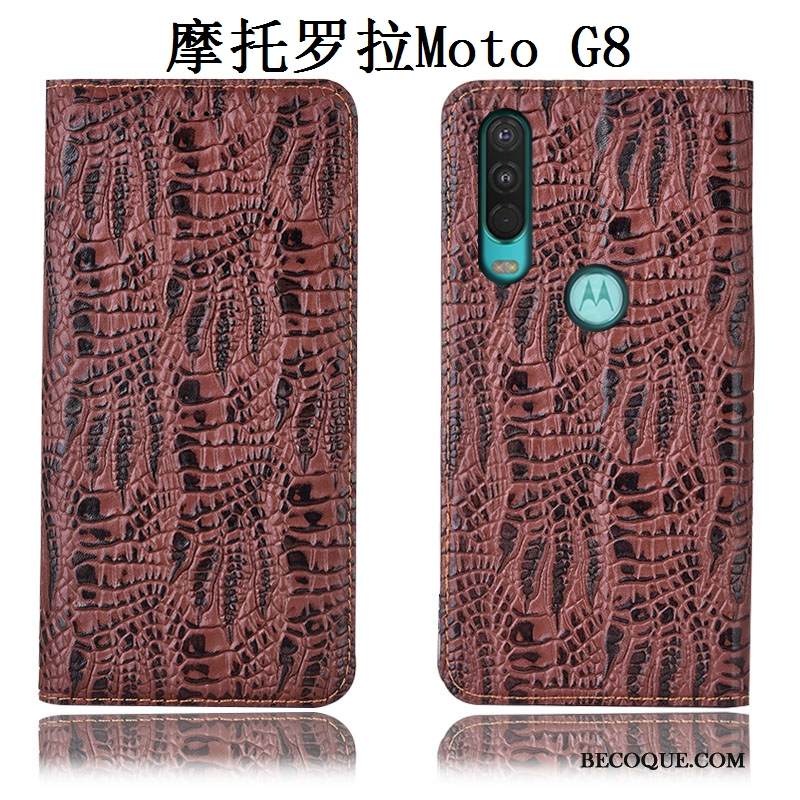 Kuori Moto G8 Suojaus Sininen Murtumaton, Kotelo Moto G8 Laukut Puhelimen Kuoret