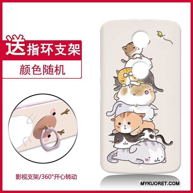 Kuori Moto Nexus 6 Sarjakuva Keltainen Puhelimen Kuoret, Kotelo Moto Nexus 6 Suojaus Murtumaton Kova