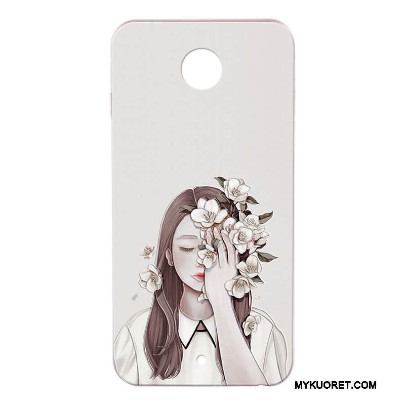 Kuori Moto Nexus 6 Sarjakuva Kova Valkoinen, Kotelo Moto Nexus 6 Suojaus Murtumaton Puhelimen Kuoret