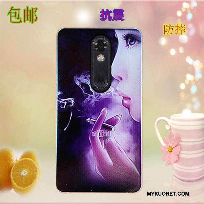 Kuori Moto X Force Maalaus Sininen Puhelimen Kuoret, Kotelo Moto X Force Suojaus