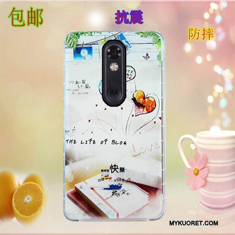 Kuori Moto X Force Maalaus Sininen Puhelimen Kuoret, Kotelo Moto X Force Suojaus