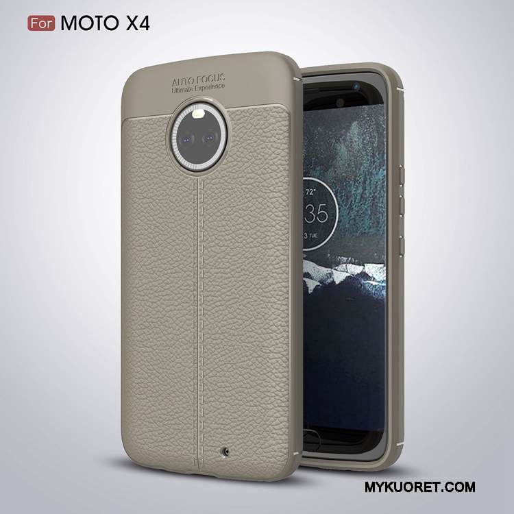 Kuori Moto X4 Suojaus Harmaa Puhelimen Kuoret, Kotelo Moto X4 Luova Persoonallisuus Suuntaus